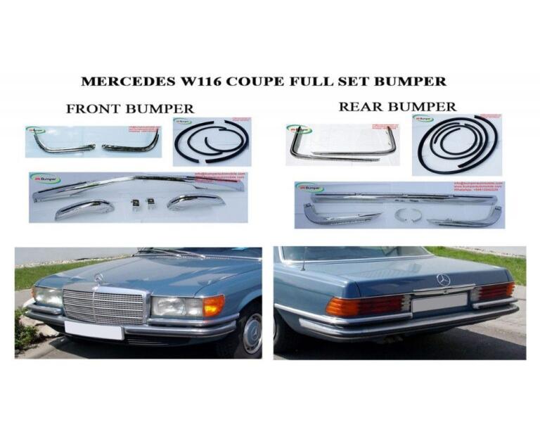 Mercedes W116 EURO style Bumpers (1972-1981) Image